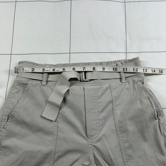 Athleta Pants Womens 0 Gray Trekkie Nylon Ripstop Athletic Travel Camp Utility - Picture 7 of 12